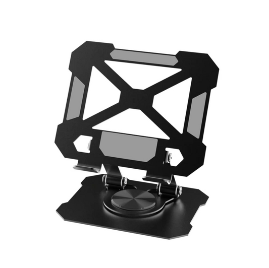 Multifunctional 360 Degree Rotation Adjustable Folding Metal Tablet Stand