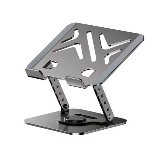 360° Rotating Adjustable Aluminum Laptop & Tablet Stand for Desktop