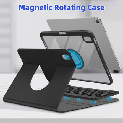 360° Rotating iPad 9.7" 5th Generation (2017) Keyboard Case with Wireless Bluetooth Keyboard