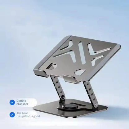 360° Rotating Laptop Stand | Adjustable Metal Desk Holder for Laptop & Tablet up to 17 Inch