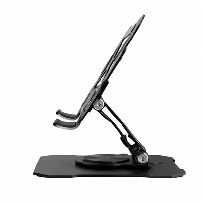 360° Rotating Tablet & Phone Stand | Adjustable Metal Desktop Holder for Smartphones, iPad & Tablets