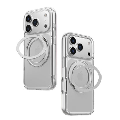 360° Rotating Ring Stand Magnetic Phone Case Compatible with iPhone 17 Pro Max