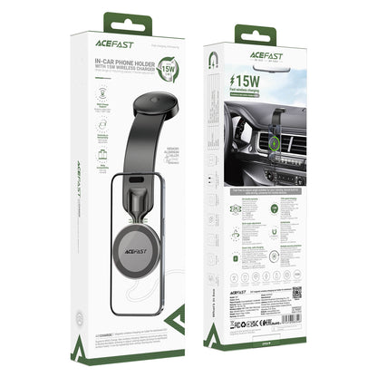 Acefast Multi-Angle Magnetic Wireless Car Charging Holder 15W D37