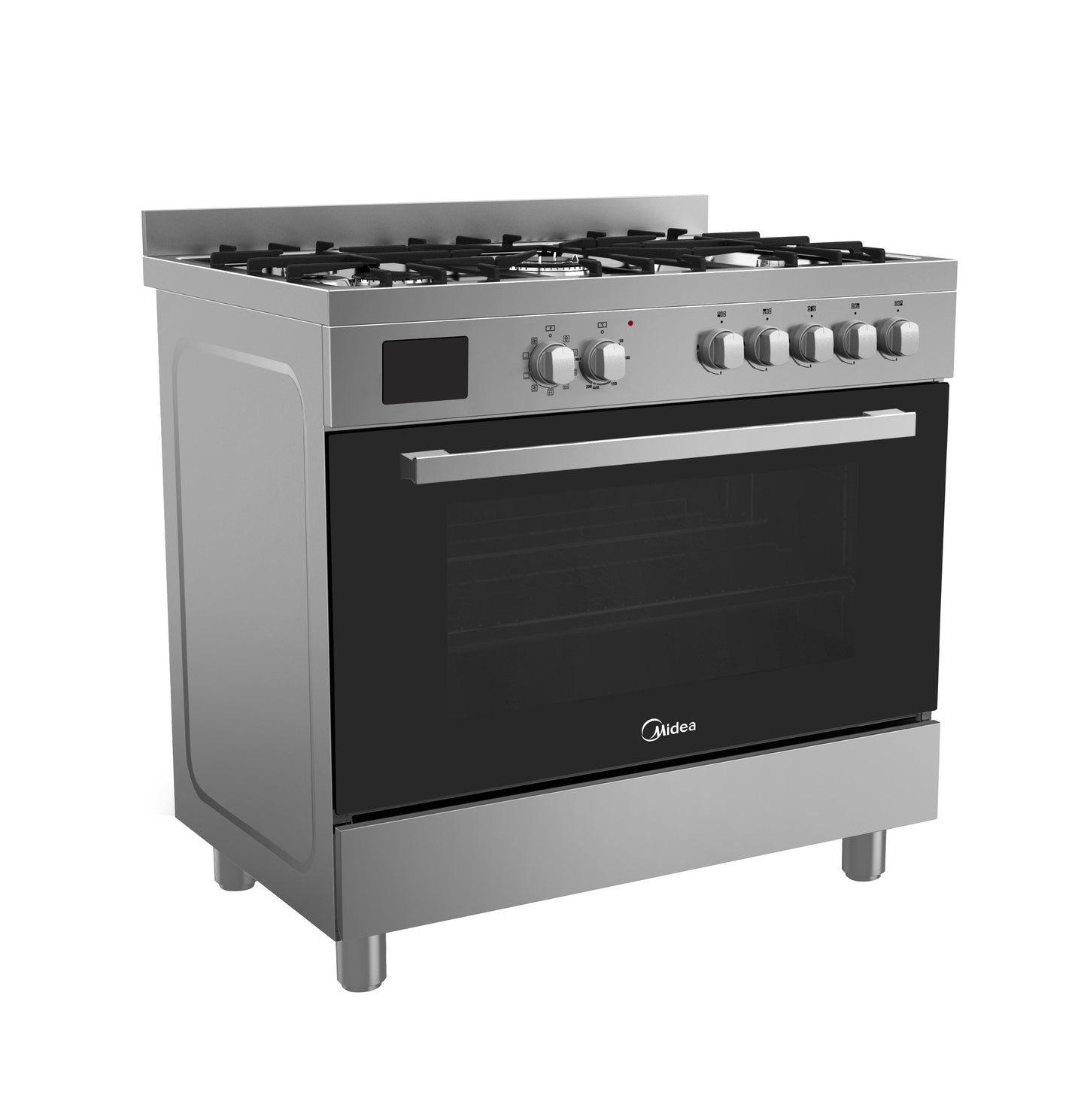 Midea 90cm Freestanding Stove with Gas Cooktop | 109L Oven & Sleek Design
