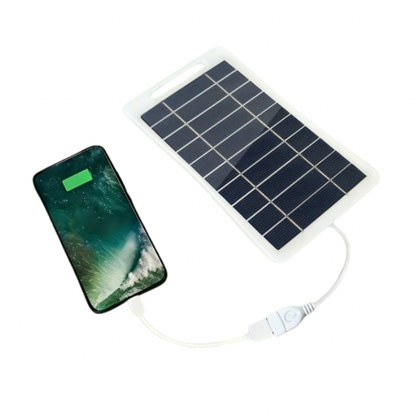 Solar Panel For Charging Devices - 2W/5V USB Output