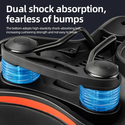 Bicycle Saddle Shockproof Cycling Bike Seat PU Leather Comfortable