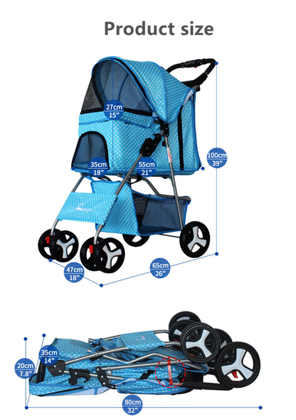 Foldable Pet Stroller