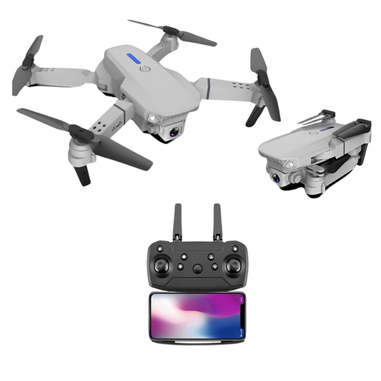 E99 Pro Drone Dual Camera WiFi FPV Foldable RC Quadcopter Altitude Hold