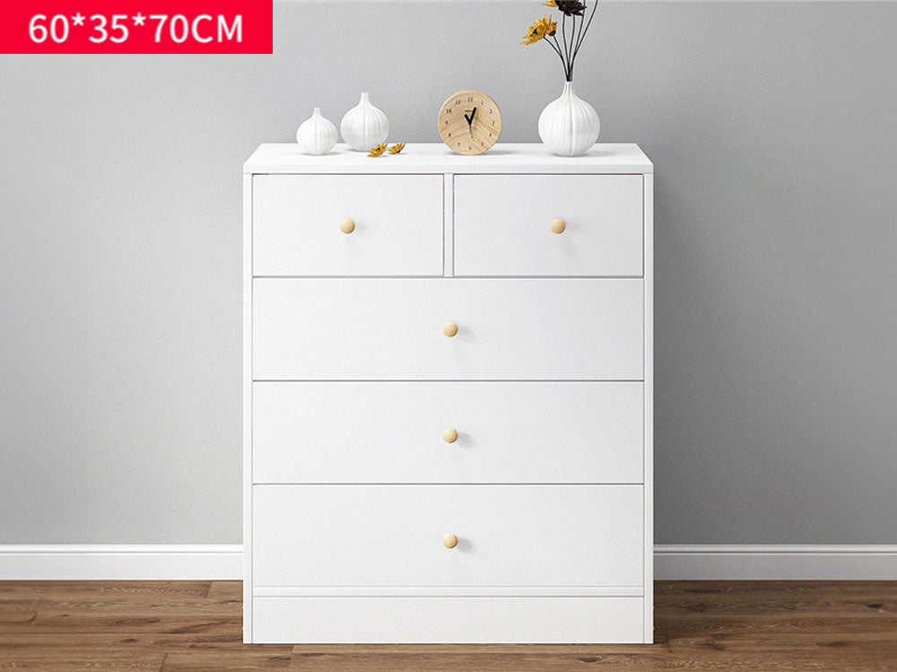 Tallboy Modern White Tall boy Chest of Drawers Dresser