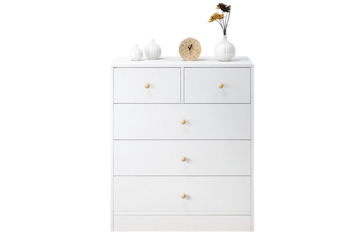 Tallboy Modern White Tall boy Chest of Drawers Dresser