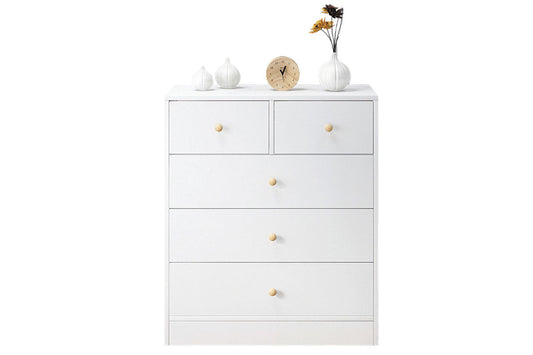 Tallboy Modern White Tall boy Chest of Drawers Dresser