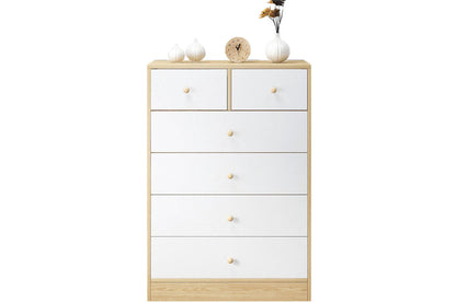 Tallboy Modern White Tall boy Chest of Drawers Dresser
