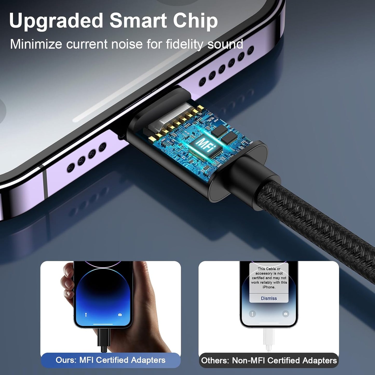 iPhone Lightning to AUX Cable 1m