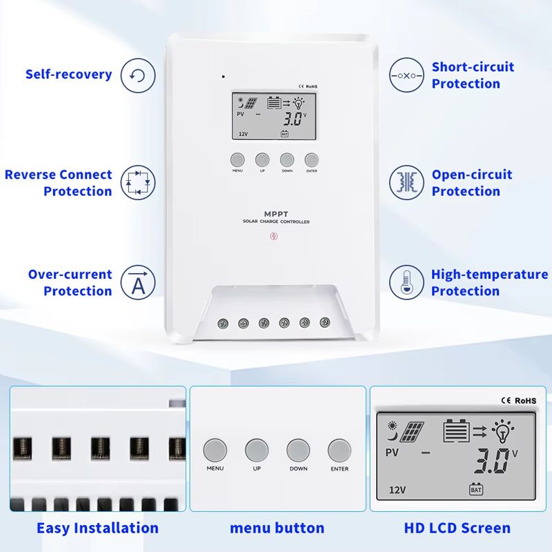 MPPT Solar Controller 60A