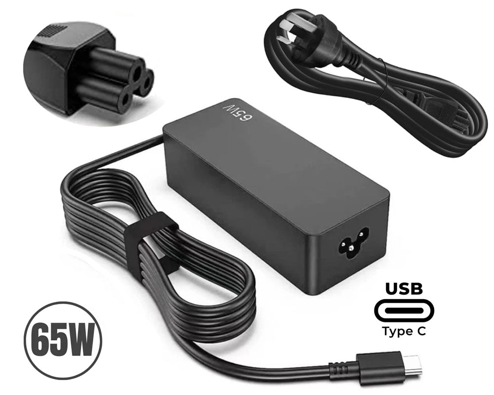 65W Lenovo Laptop Charger USB C - Fast USB C 65W Lenovo Laptop Charger