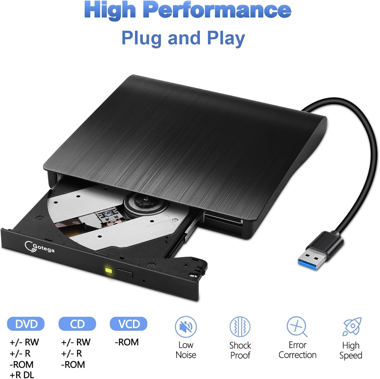 External DVD Drive CD/DVD Writer