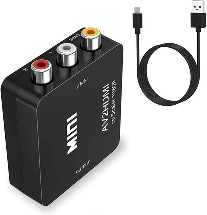 RCA AV to HDMI 1080P Mini Video Audio Converter