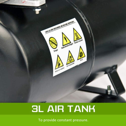 Air Brush Compressor For Spray 1/6Hp 3L
