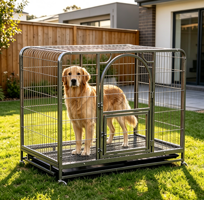 Super Large Pet Cage 125CM XXL Metal with Wheels