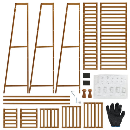 Bamboo Wardrobe Clothes Rack