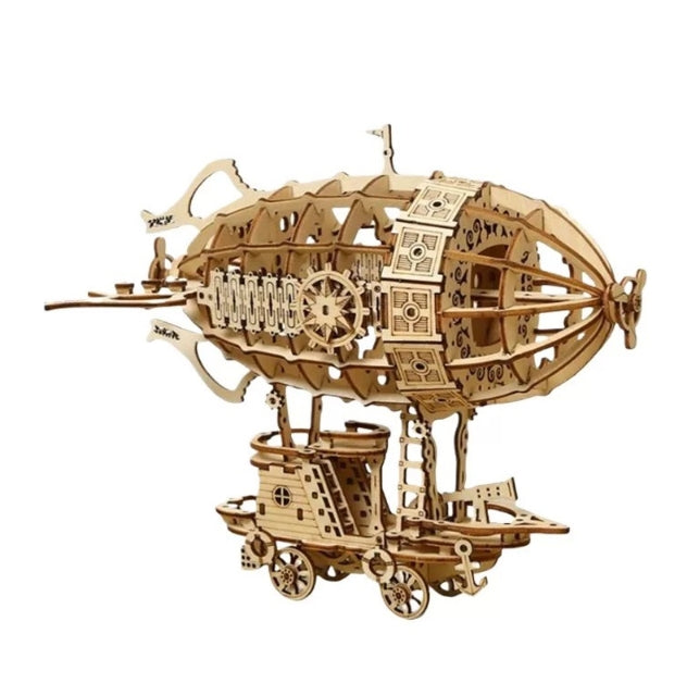 3D Wooden Puzzles Airship Model Kits, Brainteaser and Puzzle for Christmas/Birthday,Gifts for Adults and Teens