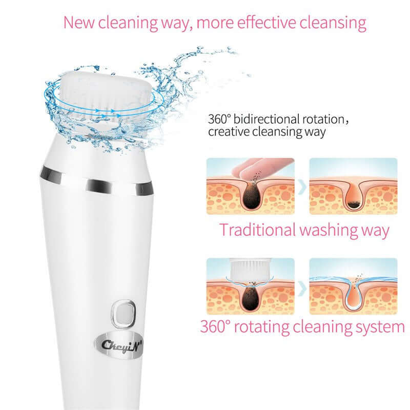 Electric Face Cleansing Brush Facial Massage Brush Beauty Tool