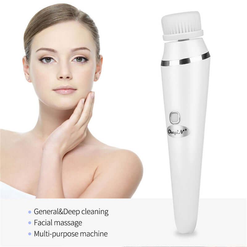 Electric Face Cleansing Brush Facial Massage Brush Beauty Tool