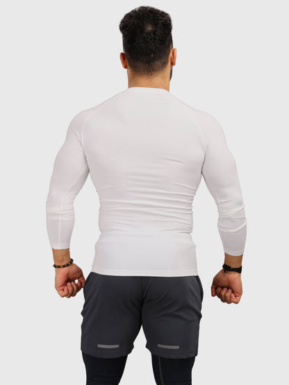 Compression Fullsleeves T-shirt White