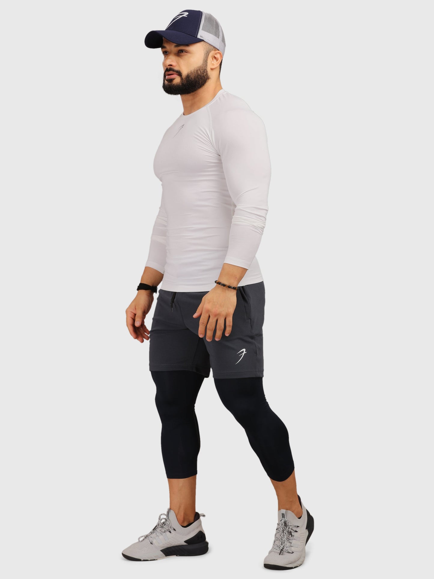 Compression Fullsleeves T-shirt White