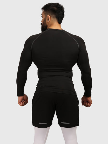 Compression Fullsleeves T-shirt Black
