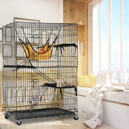 3 Level Rabbit Bird Cage Ferret Parrot Aviary Cat Rat Aviary Budgie Hamster Pet Cages Castor XL
