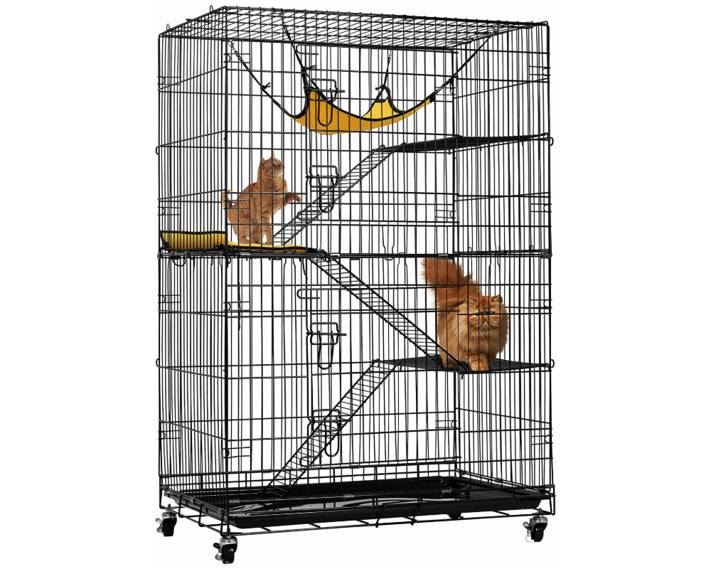 3 Level Rabbit Bird Cage Ferret Parrot Aviary Cat Rat Aviary Budgie Hamster Pet Cages Castor XL