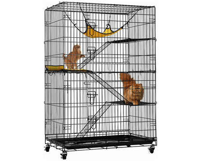 3 Level Rabbit Bird Cage Ferret Parrot Aviary Cat Rat Aviary Budgie Hamster Pet Cages Castor XL