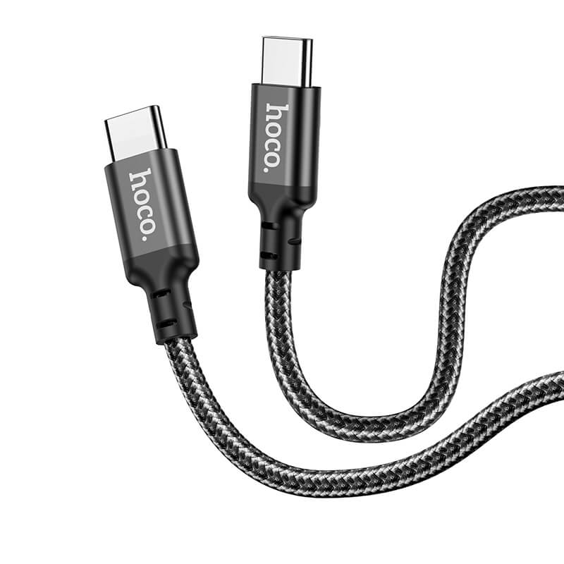 Hoco Double Speed 60W Charging Data Cable Type-C to Type-C 1m X14