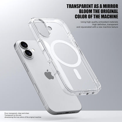 Aurora Magnetic Series Crystal Transparent Compatible with iPhone 17 Case