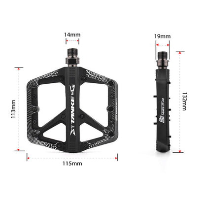 Mountain Bike Pedals MTB Pedals Bicycle Flat Pedals Red