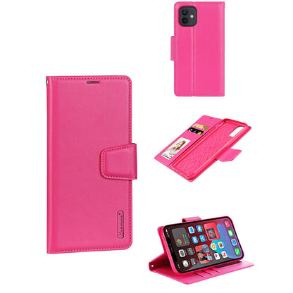 Hanman Mill Series Leather Wallet Flip Case Compatible with iPhone 15