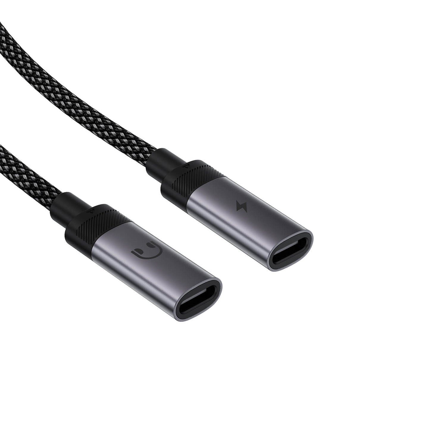Acefast USB-C Dual Port Adapter for Simultaneous Charging and Earphone Use J14