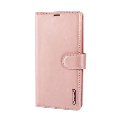 Suitable for Phone Hanman Mila Series Leather Dual Wallet Filp Case