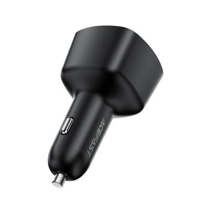 Acefast 200W Super Fast Triple Port Car Charger with Ice Blue LED Light B18