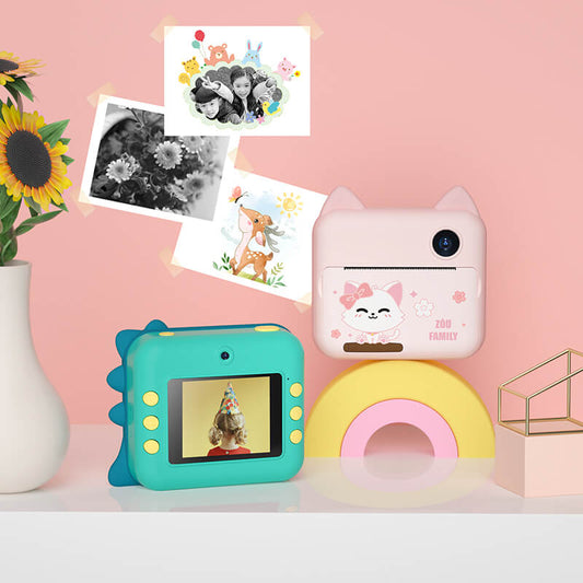 Mobie Instant Print Dual Lens WiFi Kids Camera with 32GB SD Card P1