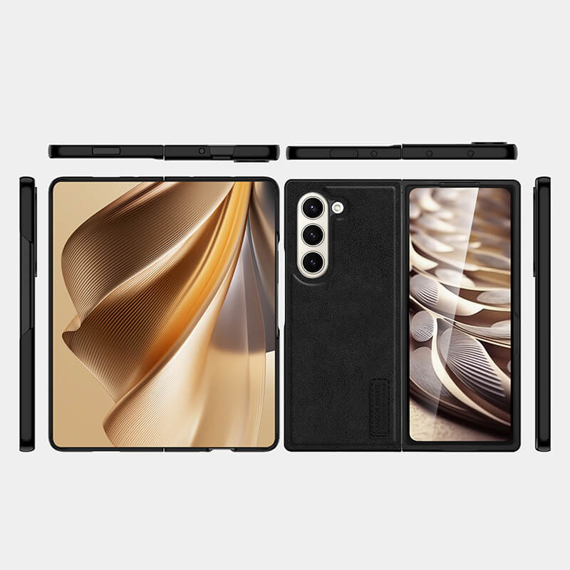 Lucas Series Premium Leather Compatible with Samsung Z Fold 7 2025 Case