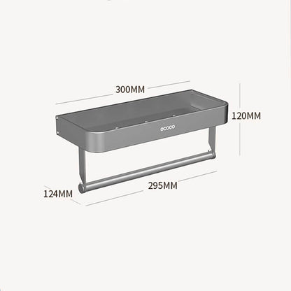 Mobie No Drill Install Multi Function Kitchen Wall Mounted Shelf E24037