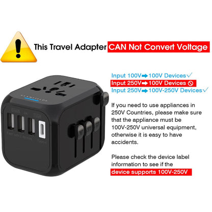 Universal Travel Adapter All in One