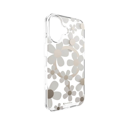 Compatible with iPhone 17 Fleur 3D Patterned Series Shockproof Magnetic Phone Case