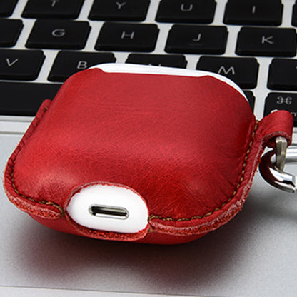 Mobie Head Layer Cowhide Shaping Shell Compatible with Airpods CS8115