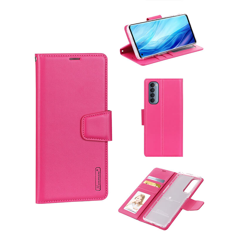 Hanman Mill Series Leather Wallet Flip Compatible with OPPO C1 2018 Case