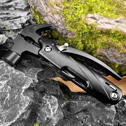 Multitool-12 in 1 Camping Tools with Mini Hammer