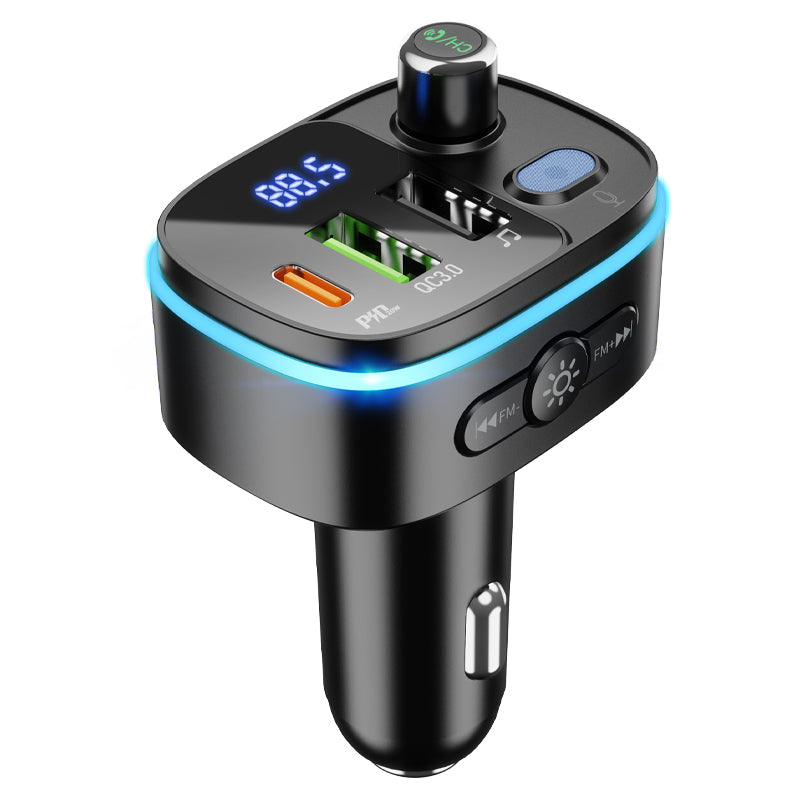 Hoco Fast PD 20W+QC 3.0 Car Bluetooth FM transmitter E62