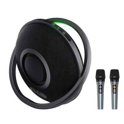 Acefast Portable Karaoke Speaker with 2 Wireless Mics & 6000mAh Power Bank K5 Max